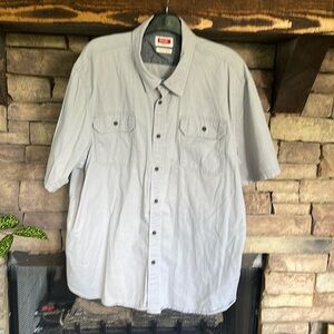 Gray Wrangler, button-down men’s shirt